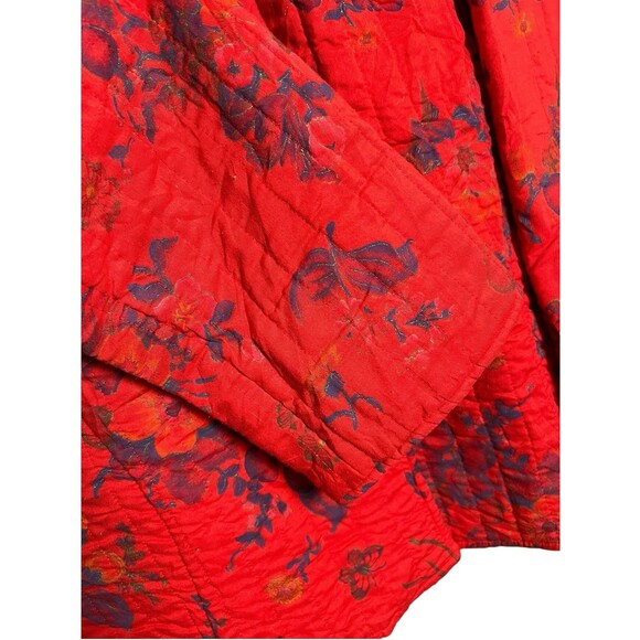 Vintage Jacket Quilted Prairie USA Union Made 1970s Handmade Pockets Large - Picture 5 of 10